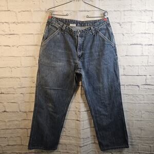 Carhartt WB013 VIO Women’s 14x30 Blue Denim Jeans Dungaree Carpenter Work